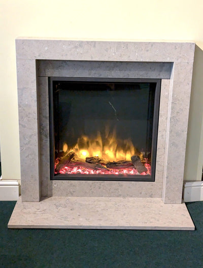 Stonehenge Fire Surround & Stovax Electric Fire Package