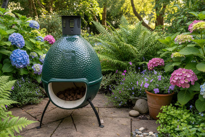 Big Green Egg Chiminea