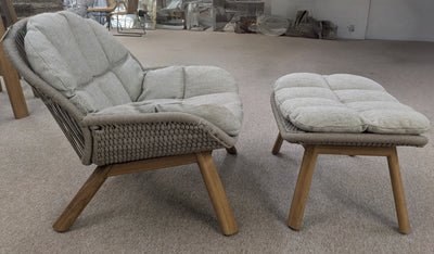 Borek 'Barrel' Lounge Chair and Ottoman